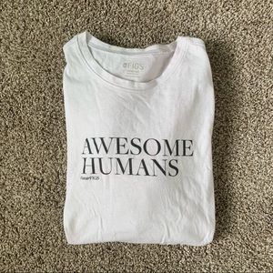 FIGS Awesome Humans Long Sleeve Shirt